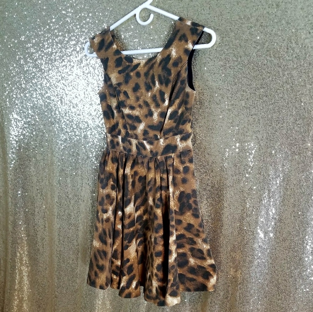 XOXO Cheetah Print Dress